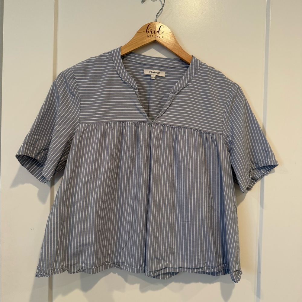 Madewell cropped shirt